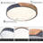 Ceiling Light Dimmable Modern Minimalist LED Round Shaped Metal Flush Mount Ceiling Light With Remote Control-100023126-100023125