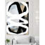«Bold Black On White No3», reproduction d'art sur toile géante 72 po x 48 po-101719028