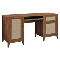 62.5 L-Shaped Desk with Storage by Monarch 