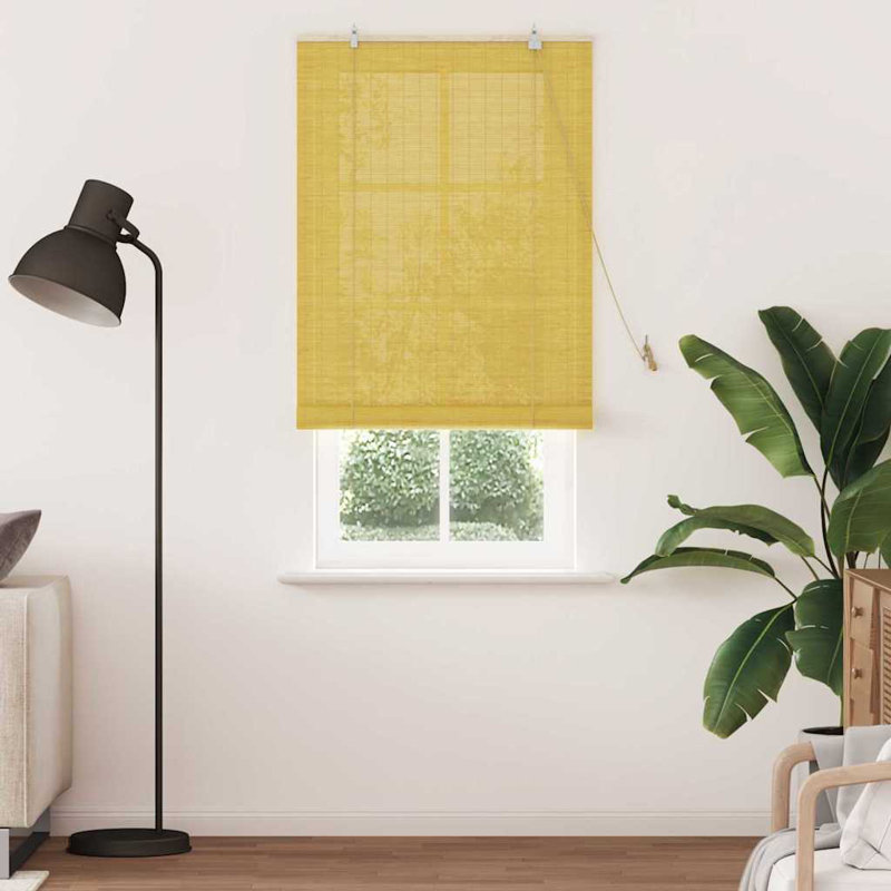 Bamboo Venetian Blind, 220cm L x 90cm W, Yellow