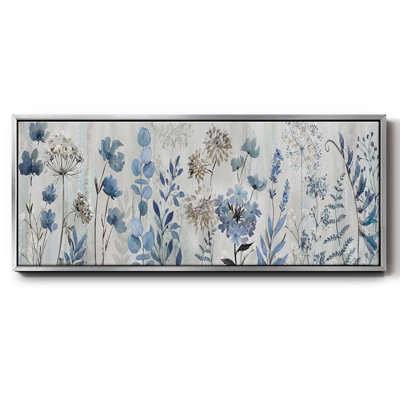 «Blue Meadow», toile encadrée