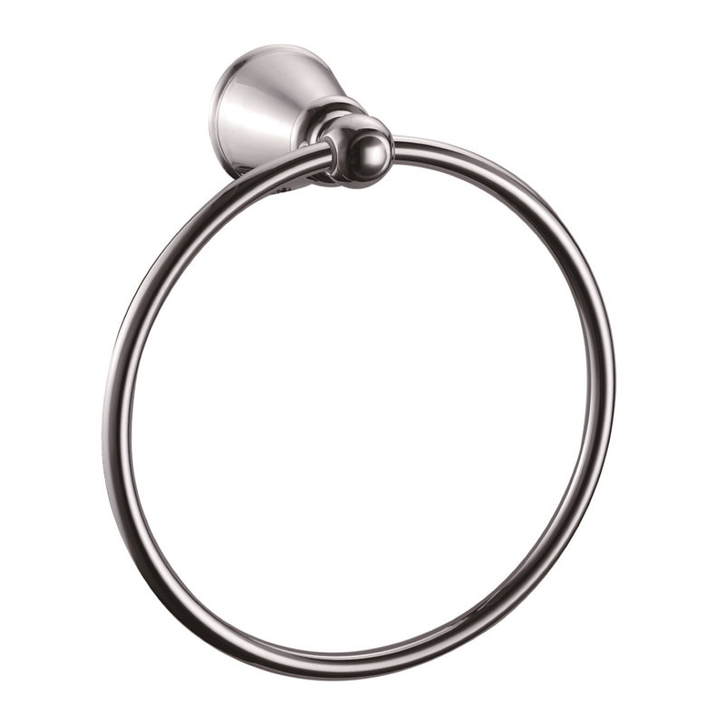 Design House Kassel Towel Ring Bathroom, Polished Chrome