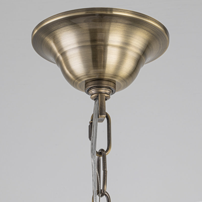 Lustre globe Ennu, Laiton antique