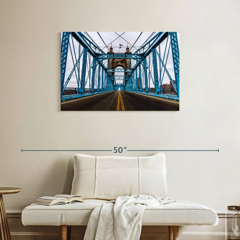 Pont bleu de Cincinnati, H 24 po x l 36 po