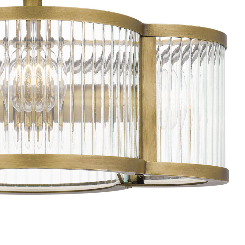 Barlow Glass Semi Flush Mount