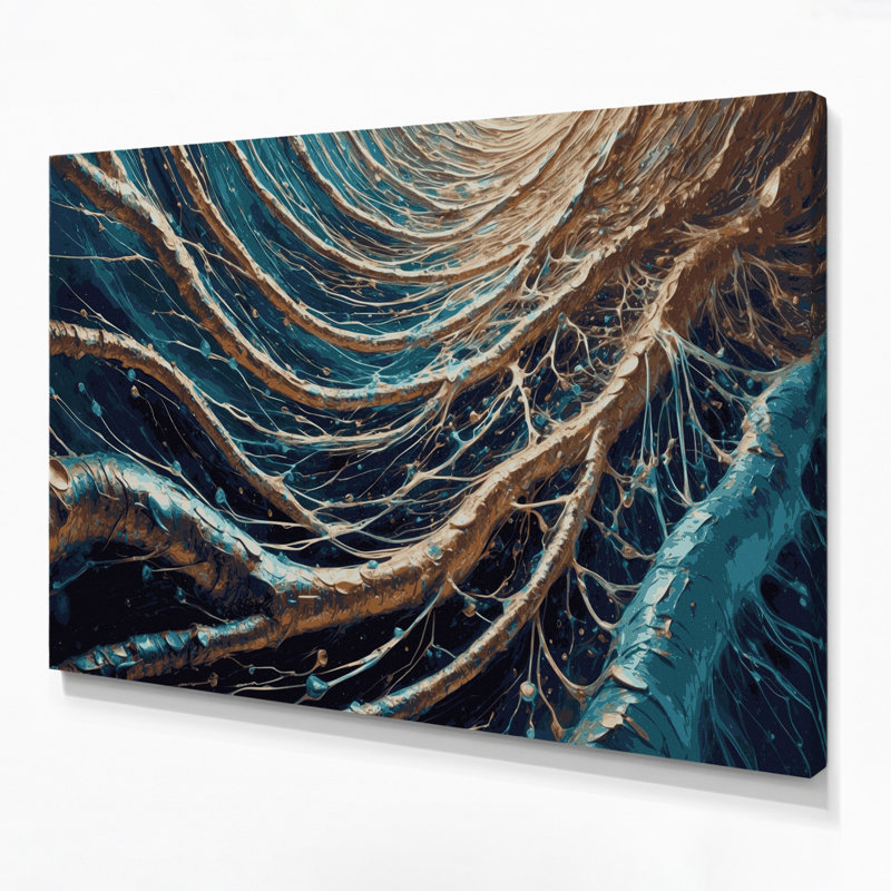 Art mural sur toile gris, H 16 po x l 20 po