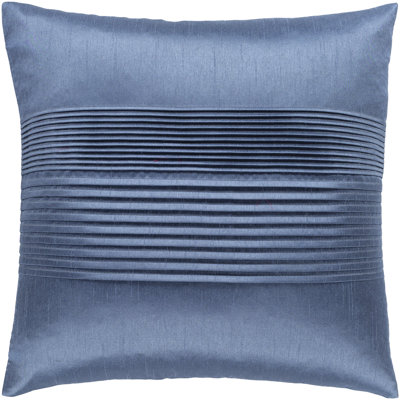  Solid Pleated Textured Throw Pillow