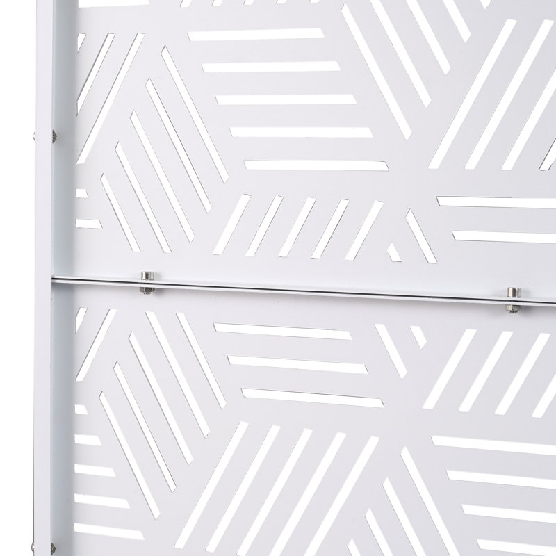 Outdoor & Indoor Privacy Screen, White