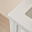 Meuble-lavabo autoportant simple avec comptoir