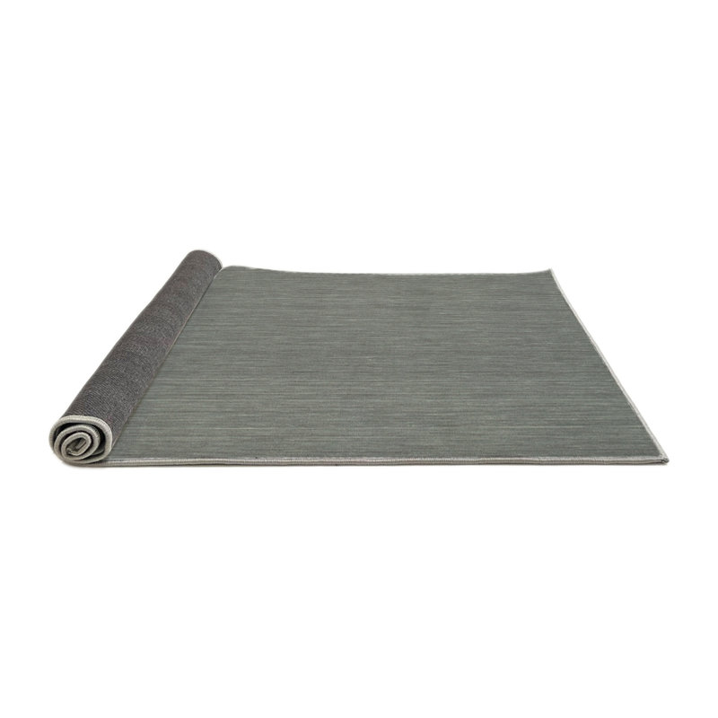 Tapis contemporain gris, Rond 4 pi