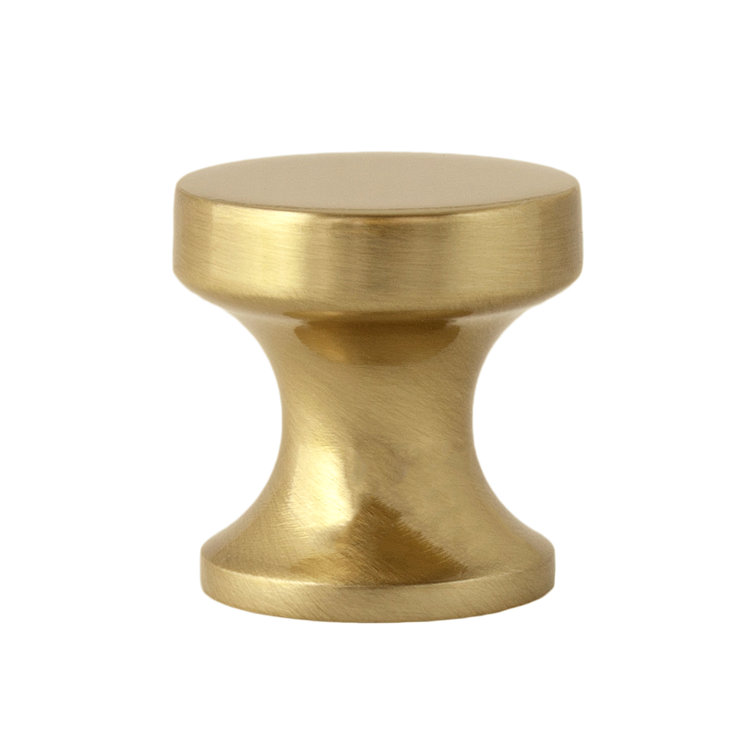 Sumner Street Home Hardware Ethan 1-1/4 in. Satin Brass Cabinet