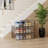 6 Black foldable shoe storage boxes