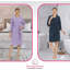 Microfleece Waffle Unisex Above Knee Bathrobe with Pockets-1677618283-1674463015-1674463016