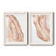 Rose Quartz I - 2 Piece Single Picture Frame Print Set-978766873-978766878