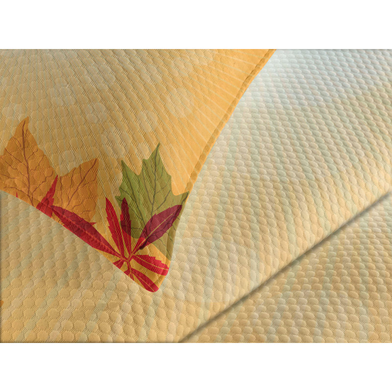 White Quilted Queen Bedspread Set with Pillow Shams