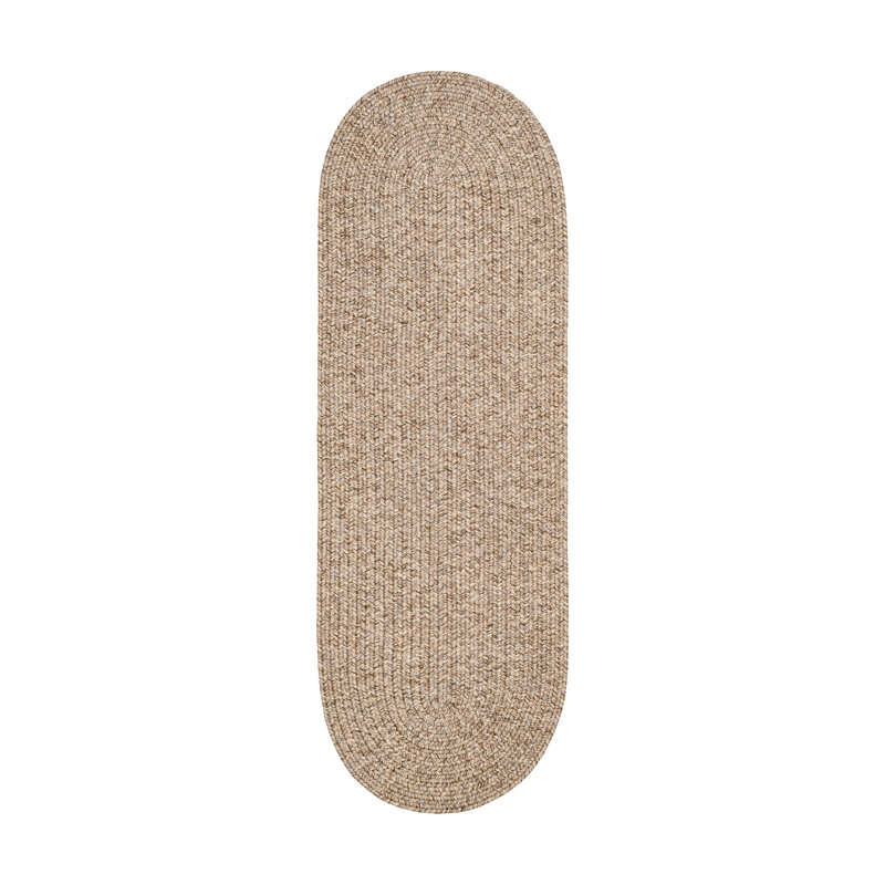 Seline Synthetic Geometric Indoor / Outdoor Rug, Oval 2' x 4'