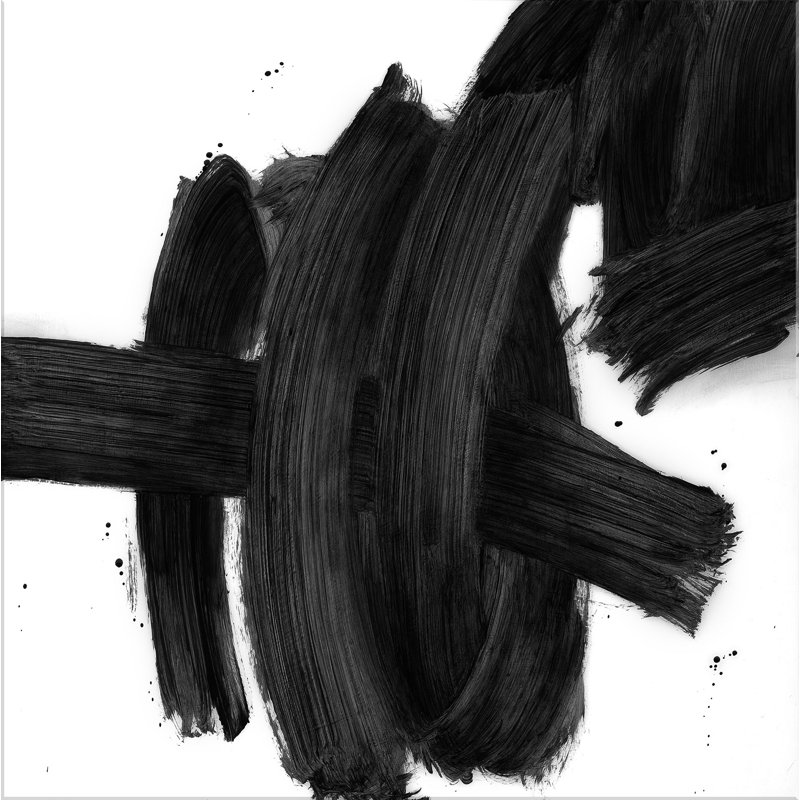 «Black Motion 2» par Scott Hile - peinture sur toile tendue