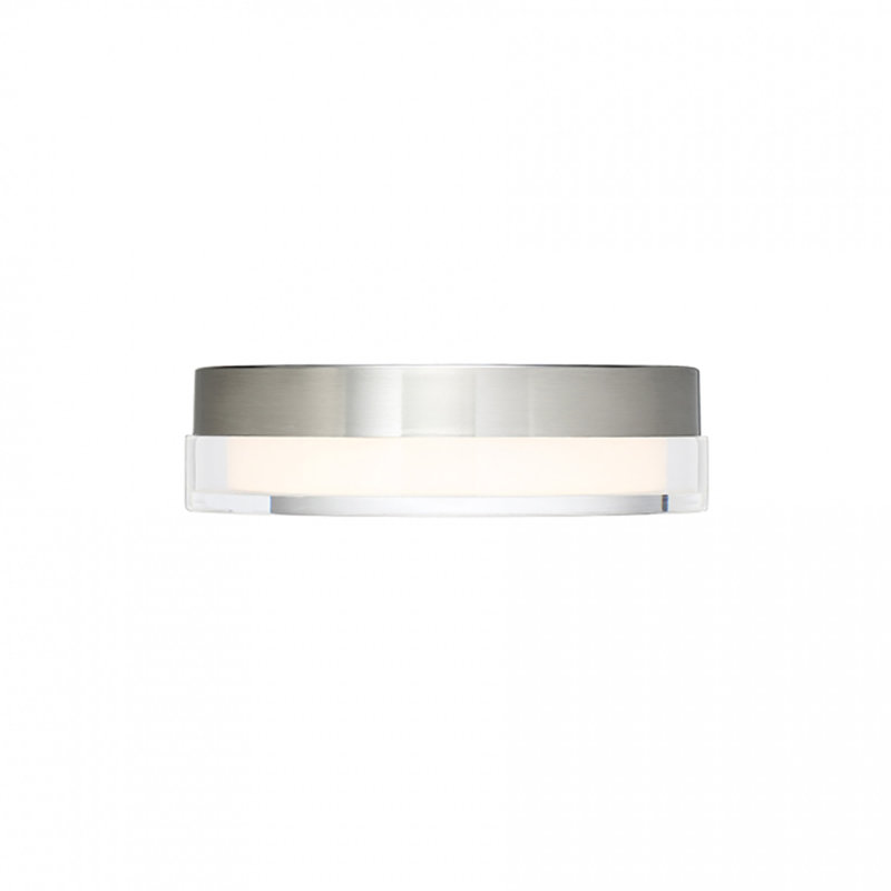 Pi Black Outdoor Flush Mount, 3000K, 2.5" H x 15" W x 15" D, Matte Black
