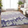 Premium Machine Washable Prisco Purple Rug
