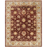 Canvello Sultanabad Hand-Knotted Lamb's Wool Area Rug- 9' X 11'9"
