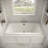 66'' x 34'' Acrylic Soaking Drop-In Bathtub, Drain Included-97544390