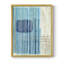 «Blue Blue Horizon I», reproduction encadrée - bois massif-100615810-100615809