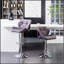 Ensemble de 2 tabourets de bar Breni Velvet Diamond-758687917