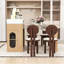 Extendable Kitchen Island Dining Table with Folding Top, Power Outlet, Drawers and Hidden Casters-880425466