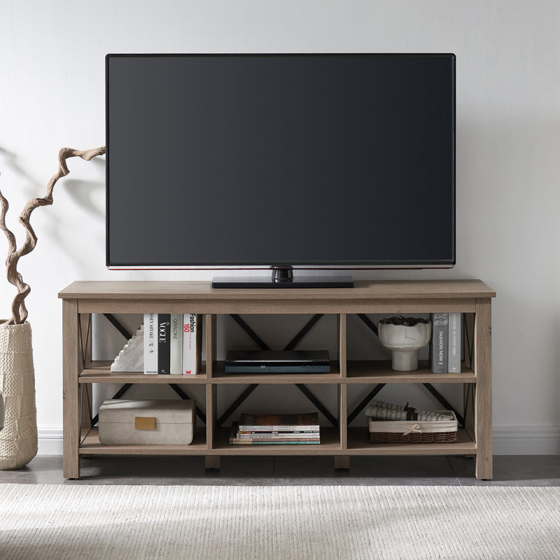 TV Stand for TVs up to 65", Grey Wash