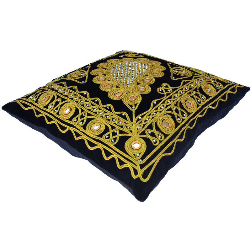 Square Pillow Cover & Insert, Damask 1