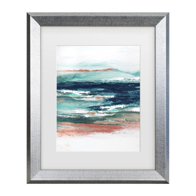 Alyson Storms  Rainbow Stripes 1 Matted Framed Art