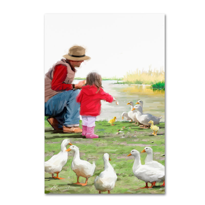 «Armand Duck» par Armand, reproduction sur toile, H 24 po x l 16 po x P 2 po