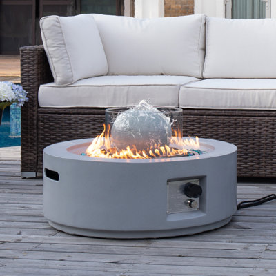Round Magnesium Oxide Propane Smokeless Fire Pit