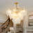 Jabali 8 - Light Dimmable Tiered Chandelier with Gold Finsh