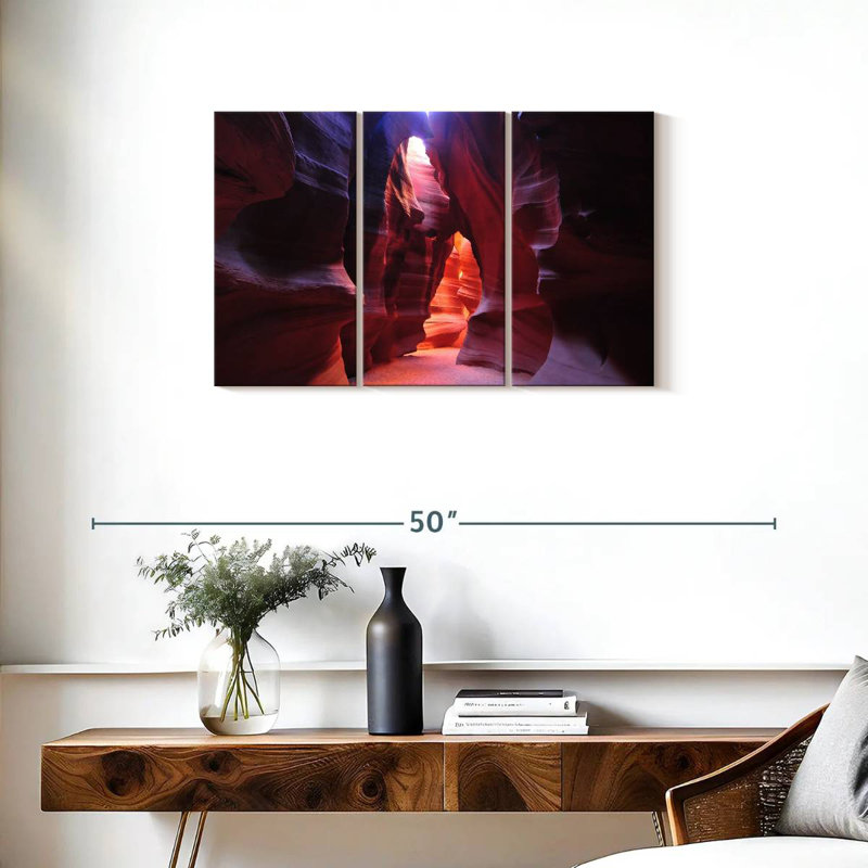 Rayons de soleil Alvord Antelope Canyon, H 20 po x l 33 po