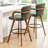 Modern Upholstered Swivel 30 inch Stools (Set of 4)-124579610-124579611-124579614