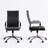 Executive Office Swivel Chair With Patterned Leather Back-1538015866