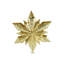 Décoration pour sommet de sapin or enneigé 12,6 po