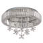Plafonnier encastré rond à DEL moderne en cristal rond près du plafond pour chambre à coucher (3 températures de lumière peuvent être changées)-949915414