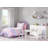 Cuanaic Trellis Shag Performance White/Pink Rug-975425132