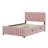 Full Size Upholstered Platform Bed With Pull Out Trundle-107233599