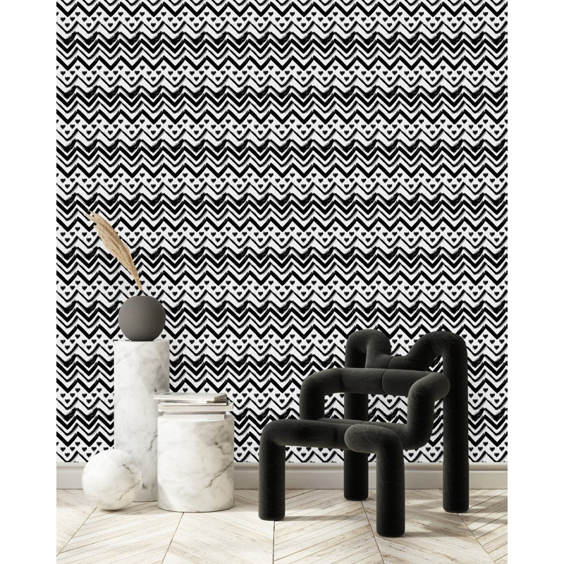 Antoun Peel & Stick Chevron Tile