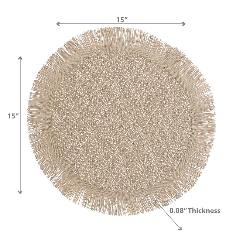 Geometric Placemat, Camel