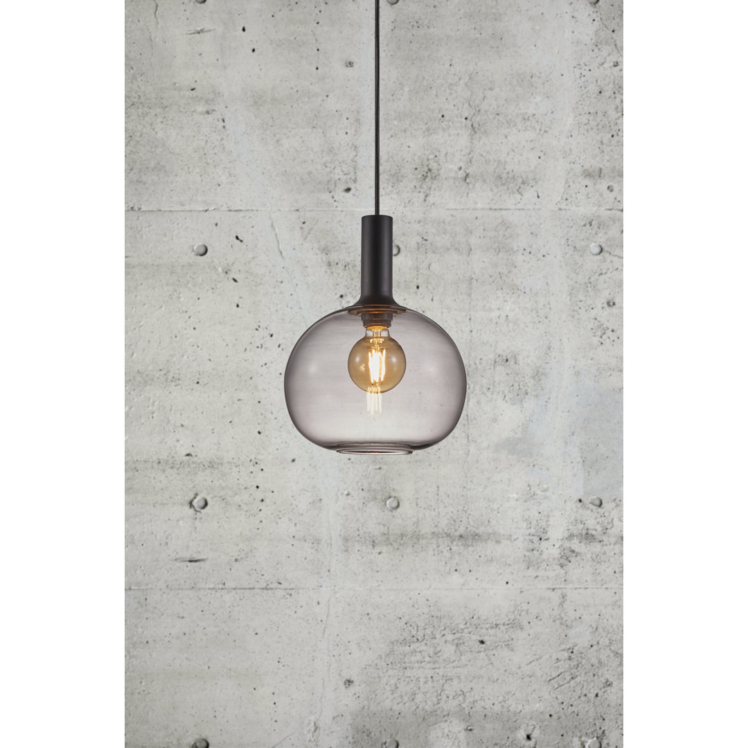 1 - Light Matte Black Single Pendant