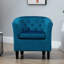 Tarbes Velvet Barrel Chair-2122223357