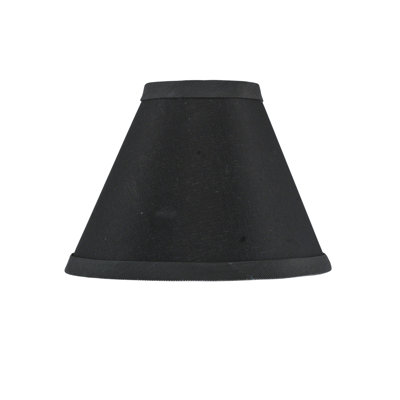 Abat-jour noir faille l 7 po x H 5 po