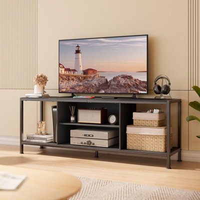Nasha Large Capacity And Multi- Purpose Tv Stands For Tvs Up To 55