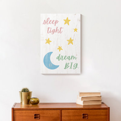Sleep Tight Dream Big Canvas Print