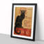 Tournee du Chat Noir Cat Vol.1 by Theophile Steinlen - Picture Frame Graphic Art on MDF-62768608-62768609