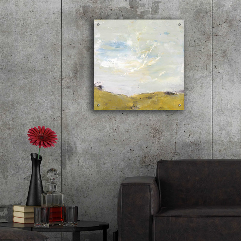 "Where Creativité And Calm Convene" par Lisa Mann Fine Art, H 24 po x l 24 po x P 0,2 po